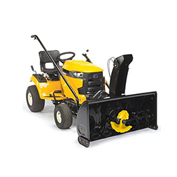 Hagetraktorer med plogpakke