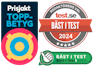 MK Bäst-i-test.se, test.se, prisjakt toppbetyg
