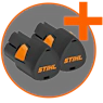 HY Stihl Höst AS2 - Dubbla batteri på köpet